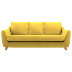 G Plan Vintage The Sixty Seven Large 3 Seater Sofa Bobble Mustard